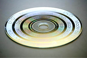 VISION odtis na podatkovni strani diska